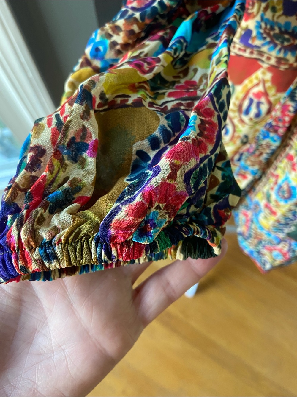 Zara patchwork bohemian dress - Picture 5 of 10